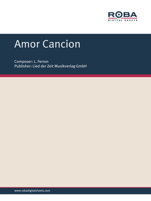 cover image of Amor Cancion
